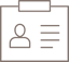 ID card icon